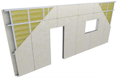 4小時纖維增強硅酸鹽板防火墻